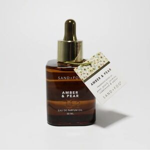 Amber & Pear Perfume Oil - Sand and Fog